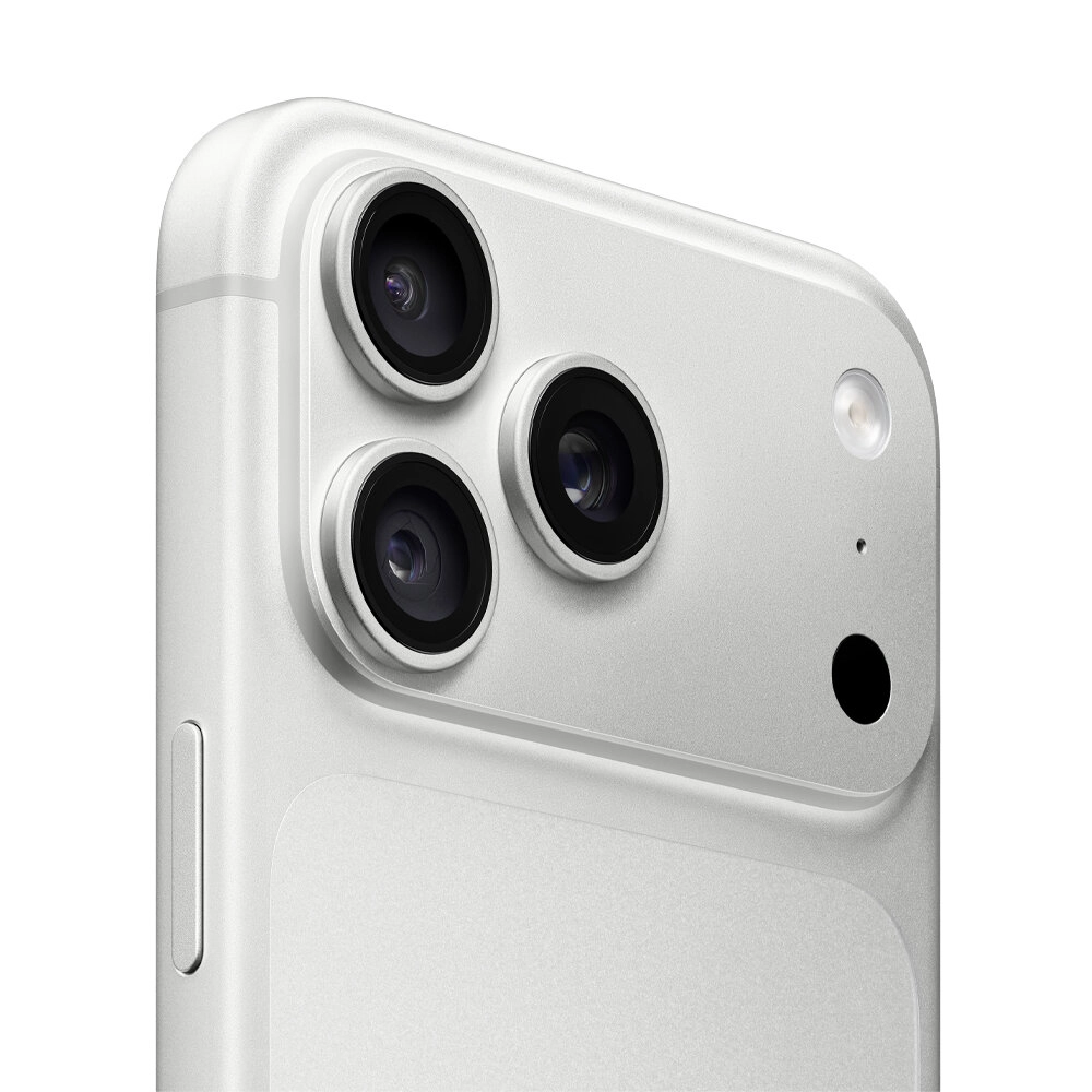 Beyaz iPhone kamera modülü